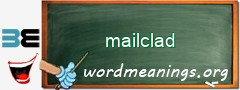 WordMeaning blackboard for mailclad